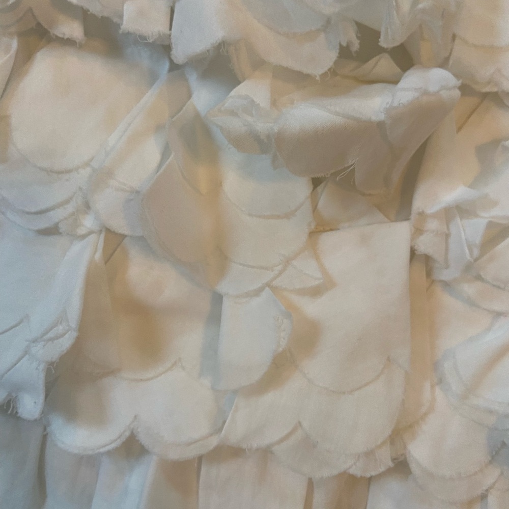 J. Crew White Ruffle Dress - Picture 5 of 6
